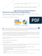 Conheça A Resolução 1.000, Que Reúne Os Direitos e Deveres Do Consumidor de Energia Elétrica - Agência Nacional de Energia Elétrica