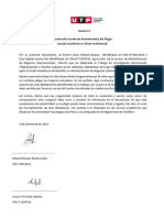 Anexo 13 - Declaración Jurada de Autenticidad y No Plagio - Edward Ramos