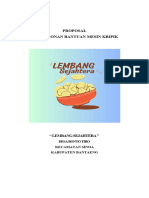 Proposal Lembang Sejahtera