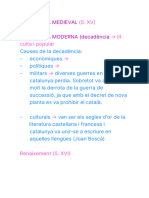 Literatura Medieval (S - XV)