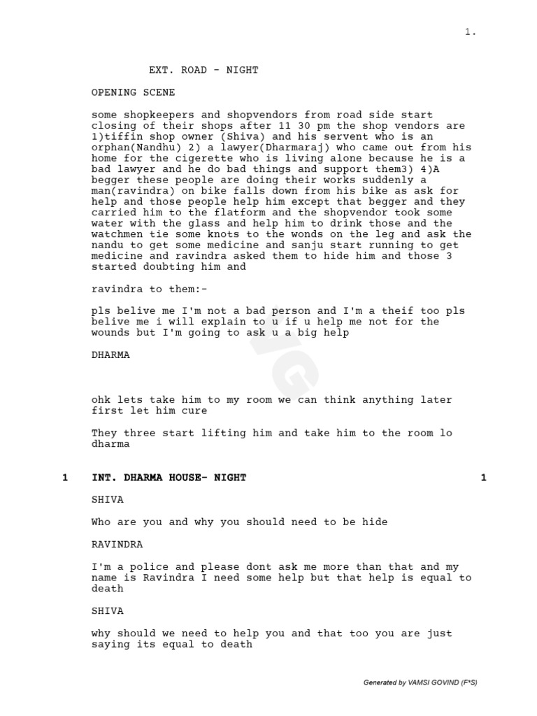 Original script of hijack pdf