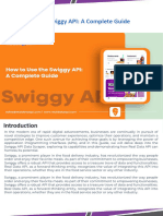 How To Use The Swiggy API A Complete Guide
