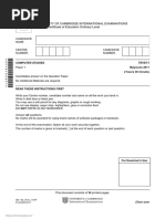 University of Cambridge International Examinations General Certificate of Education Ordinary Level