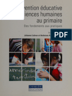 Lintervention Éducative en Sciences Humaines Au Primaire