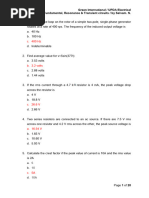 Q&A 2 AC Fundamental, Resonance, Transient CKT Q&A