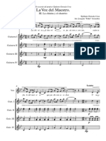 La Voz Del Maestro III - Score and Parts