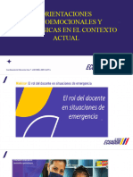 Orientaciones Socioemocionales y Pedgó en Contex Actual