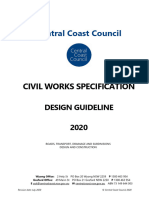 CCC Civil Works Specification - 1 - Design 2020-07-10