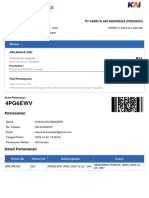 Payment Detail Perjalanan