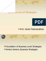 Business Level Strategies Unit