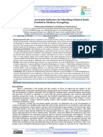 Development of Characteristic Indicators For Ident