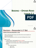 Module - I Opener and Responder Rebids