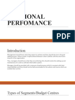 Chapter 8 - Divisional Perfomance and Budgeting