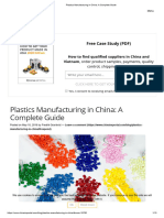 Plastics Manufacturing in China - A Complete Guide