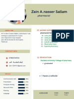 Green Soft ATS Friendly Graphic Designer Resume 2