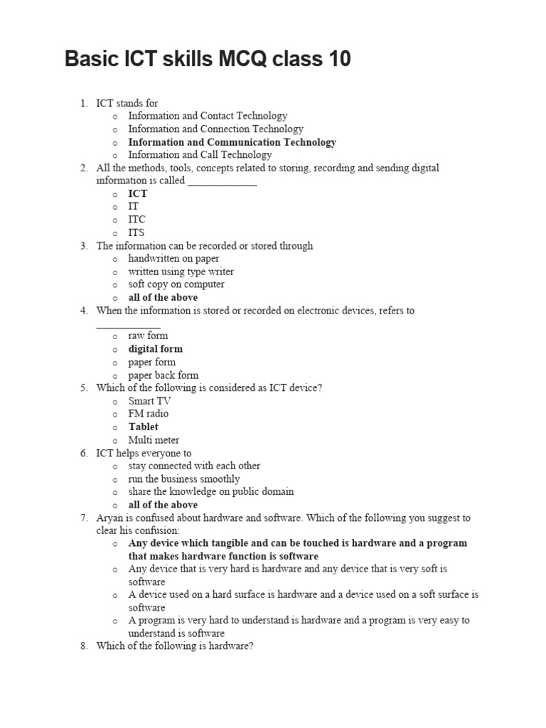 How To Learn Ict Skills Class
