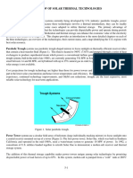 Overview of Solar Thermal Technologies