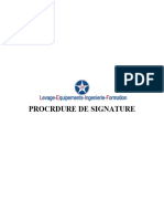 Procrdure de Signature