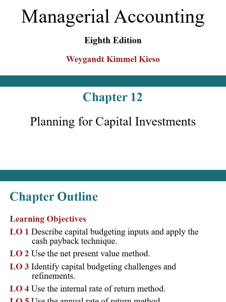 Capital Budgeting Slides | PDF | Net Present Value | Internal Rate Of ...
