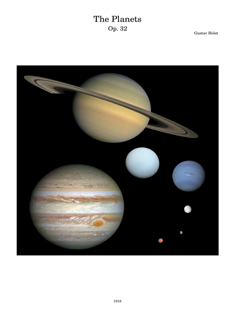 The Planets Op 32 Gustav Holst Pdf