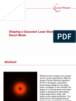 Application - UC - Shaping A Gaussian Beam Into Donut Mode