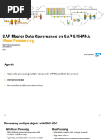 SAP MDG Mass Processing Guide | PDF