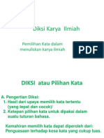 Diksi Karya Ilmiah Ke-3