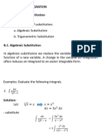 2b. TECHNIQUES OF INTEGRATION by Substitution With Example