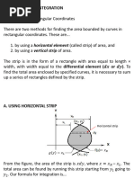 Application of Integrals To Plane Areas