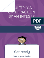 Y5 Spring Block 2 TS1 Multiply A Unit Fraction by An Integer