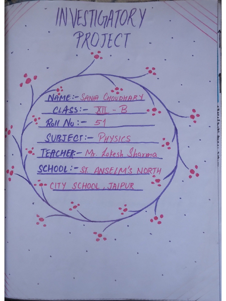 Physics Art Integrated PDF