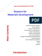 Reasons for Materials Design