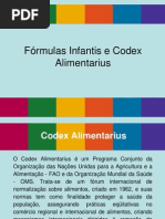 Fomulas Infantis e Codex Alimentarius
