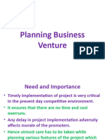 Planning Business Venture