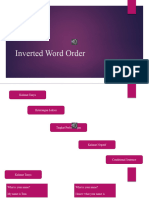 Inverted Word Order