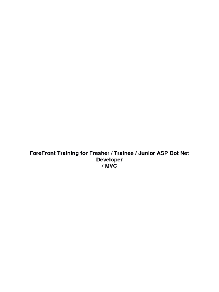 nopCommerce Developer Training Guide | PDF | J Query | Sql