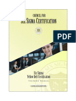 Six Sigma Yellow Belt Certification Training Manual CSSC 2018 06b
