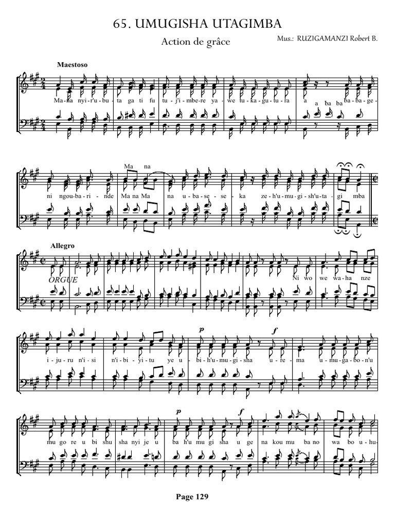 Umugisha Utagimba Lyrics | PDF
