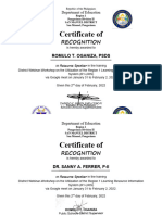 Certificate LRIS 1