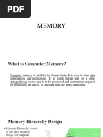 Coa Unit 4. Memory