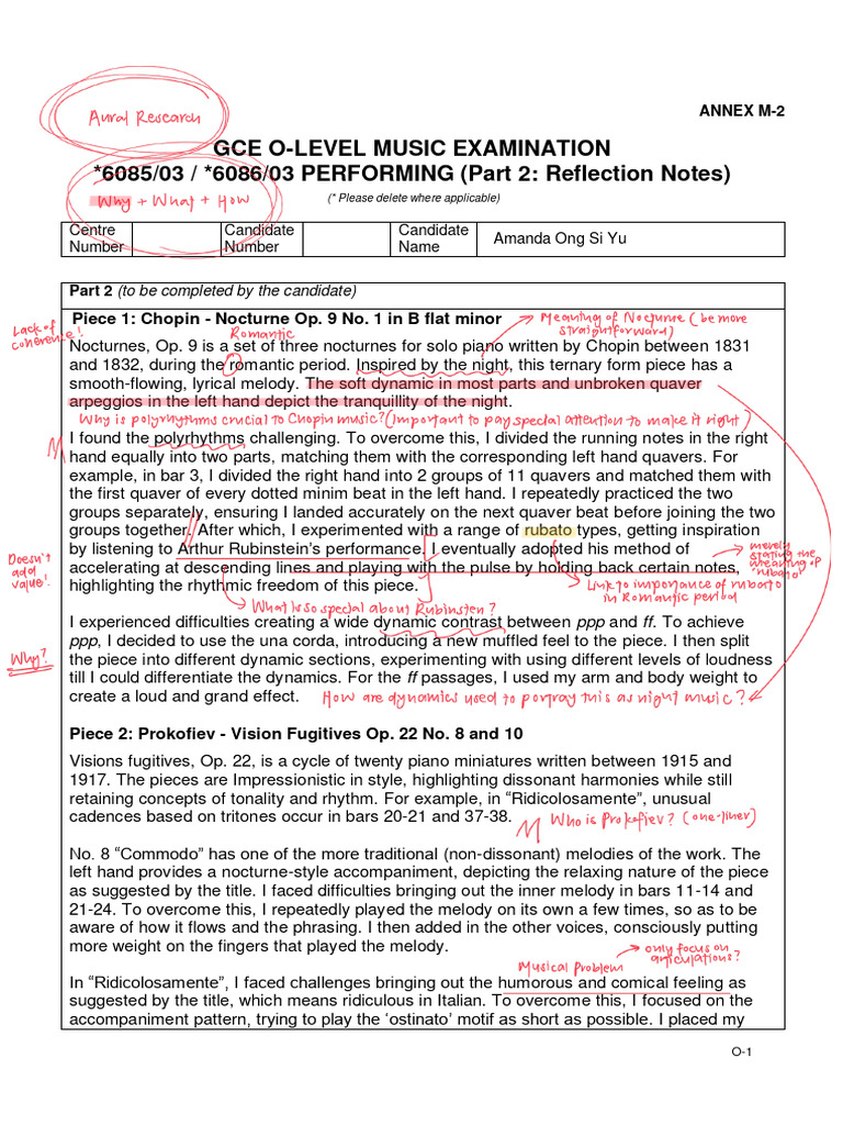 TA1 Reflection Notes Draft 2 | PDF