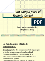 Familia Un Campo para El Trabajo Social Sobre Presentacion de Barg