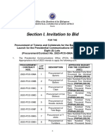 PCO Invitation To Bid For Tokens and Collaterals For The Bagong Pilipinas Launch