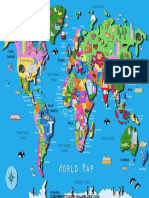 Map of World For Kids