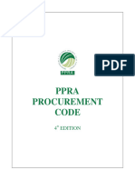PPRA Procurement Code