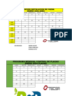 Calendario Aseos