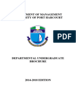 Department of Management University of Port Harcourt