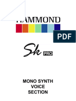 SK Pro 08 Mono Synth Voice Section