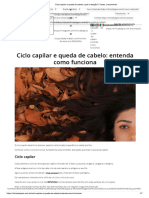 Ciclo Capilar e Queda de Cabelo - Qual A Relação - Fases, Crescimento