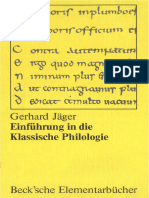 Einf Hrung in Die Klassische Philologie 3 Auflage